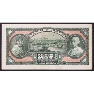 Československo, prvá republika (1918-1939), 100 korún 14/01/1920