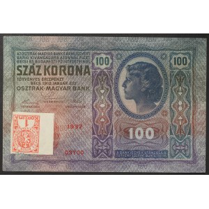 Tschechoslowakei, Erste Republik (1918-1939), 100 Korun 1937
