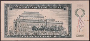 Tschechoslowakei, Zeitraum (1945-1960), 5.000 Kronen 01/11/1945