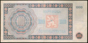 Czechoslovakia, Period (1945-1960), 1.000 Korun 16/05/1945