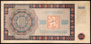 Czechoslovakia, Period (1945-1960), 1.000 Korun 16/05/1945