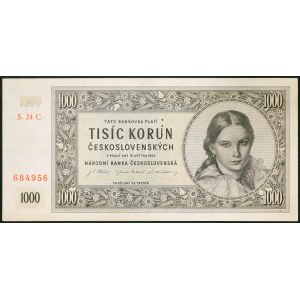 Cecoslovacchia, Periodo (1945-1960), 1.000 Korun 16/05/1945