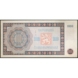 Tschechoslowakei, Zeitraum (1945-1960), 1.000 Kronen 16/05/1945