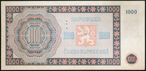 Czechoslovakia, Period (1945-1960), 1.000 Korun 16/05/1945