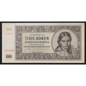 Czechoslovakia, Period (1945-1960), 1.000 Korun 16/05/1945