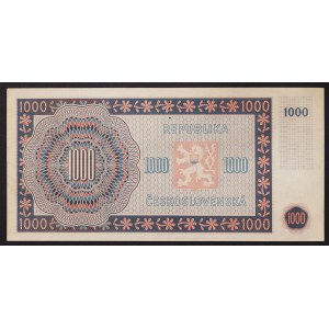 Czechoslovakia, Period (1945-1960), 1.000 Korun 16/05/1945