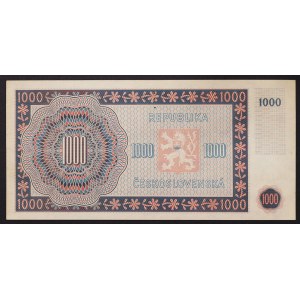 Czechosłowacja, okres (1945-1960), 1.000 korun 16/05/1945