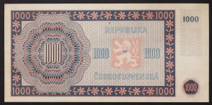 Tschechoslowakei, Zeitraum (1945-1960), 1.000 Kronen 16/05/1945