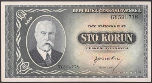 Czechoslovakia, Period (1945-1960), 100 Korun n.d. (1945)