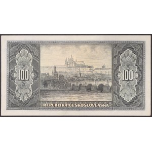 Czechoslovakia, Period (1945-1960), 100 Korun n.d. (1945)