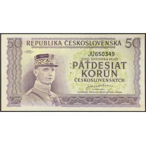 Tchécoslovaquie, période (1945-1960), 50 Korun s.d. (1945)