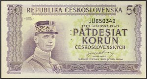 Československo, období (1945-1960), 50 Korun b.d. (1945)
