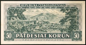 Czechoslovakia, Period (1945-1960), 50 Korun 03/07/1948