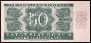 Tchécoslovaquie, période (1945-1960), 50 Korun 1950