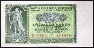 Tschechoslowakei, Zeitraum (1945-1960), 50 Korun 1953