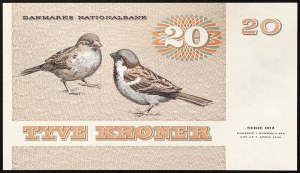 Danemark, Royaume, Margrethe II (1972-date), 20 couronnes 1980