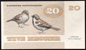 Dánsko, Království, Margrethe II (1972-data), 20 Kroner 1981