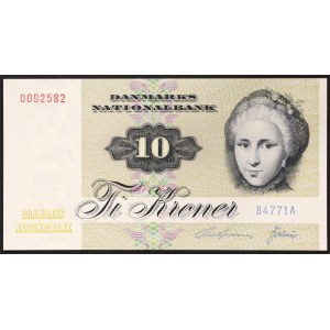 Danimarca, Regno, Margrethe II (1972-data), 10 corone 1977