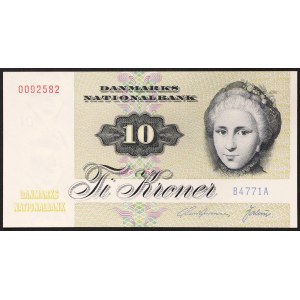 Dänemark, Königreich, Margrethe II (1972-date), 10 Kronen 1977