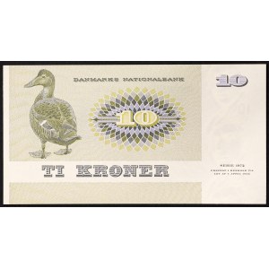 Dänemark, Königreich, Margrethe II (1972-date), 10 Kronen 1977