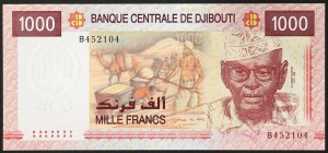 Džibutsko, Republika (1977-data), 1 000 franků b.d. (2005)