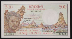 Djibouti, République (1977-date), 500 Francs 1979-88