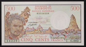 Djibouti, Republic (1977-date), 500 Francs 1979-88