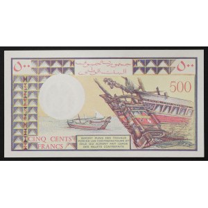 Džibutsko, republika (1977-dátum), 500 frankov 1979-88