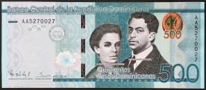 République dominicaine, 500 Pesos 2014