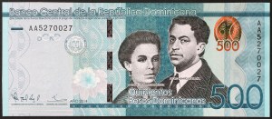 Dominikánská republika, 500 pesos 2014