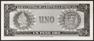 Republika Dominikańska, 1 peso oro 1975/78
