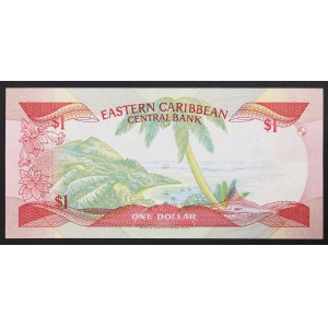 Stati dei Caraibi orientali (1965-data), Grenada (G), 1 Dollaro n.d. (1985-88)