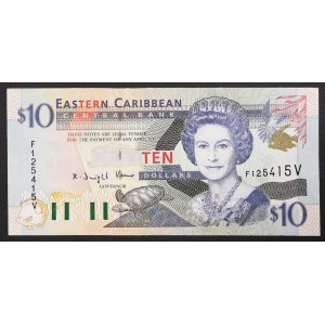 Stati dei Caraibi orientali (1965-data), Saint Vincent e Grenadine (V), 10 dollari n.d. (2000)