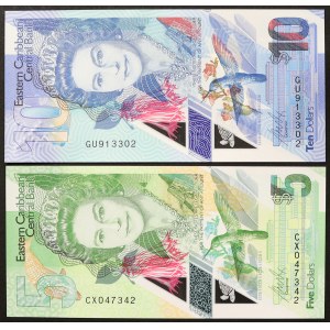 East Caribbean states (1965-date), (From 2008 without letters), Lot 2 pcs.