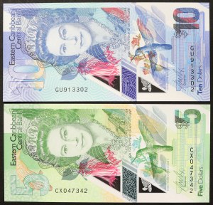 East Caribbean states (1965-date), (From 2008 without letters), Lot 2 pcs.