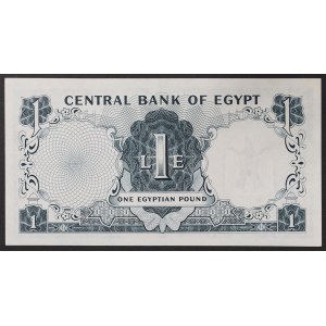 Egipt, Zjednoczona Republika Arabska (1378-1391 AH) (1958-1971 AD), 1 funt 1961-67