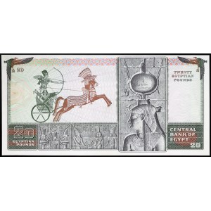 Egypt, Arabská republika (1391-dátum AH) (1971-dátum AD), 20 libier 1976