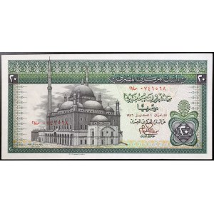 Egipt, Republika Arabska (1391-date AH) (1971-date AD), 20 funtów 1978