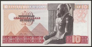 Egipt, Republika Arabska (1391-date AH) (1971-date AD), 10 funtów 1978