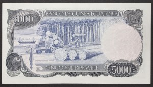 Equatorial Guinea, Republic (1968-date), 5.000 Bipkwele 03/08/1979