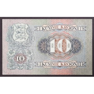 Estonia, Republic (1918-date), 10 Krooni 1937