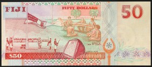 Fiji, Republic (1970-date), 50 Dollars n.d. (1996)