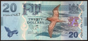 Fidži, Republika (1970-data), 20 dolarů b.d. (2013)