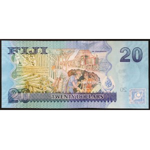 Fidżi, Republika (1970-date), 20 dolarów b.d. (2013)