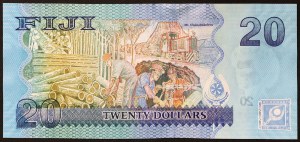 Fidschi, Republik (1970-datum), 20 Dollar n.d. (2013)