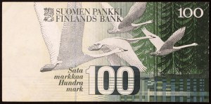 Finlande, République (1919-date), 100 Markka 1986 (1991)