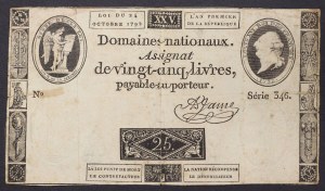 France, Louis XVI (1774-1792), 25 Livres 16/12/1791