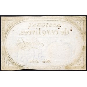 France, First Republic, 5 Livres n.d. (1791-93)