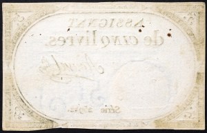 Francúzsko, Prvá republika, 5 Livres n.d. (1791-93)