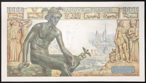 France, État français (1940-1944), 1.000 Francs 05/11/1942